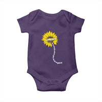 Be Kind Baby Onesie In A World Where You Can Be Anything Sunflower