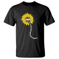 Be Kind T Shirt In A World Where You Can Be Anything Sunflower - Wonder Print Shop