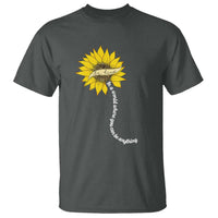 Be Kind T Shirt In A World Where You Can Be Anything Sunflower - Wonder Print Shop