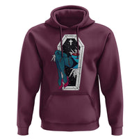Creepy Halloween Hoodie Sexy Zombie Legs Flash Tattoo Coffin