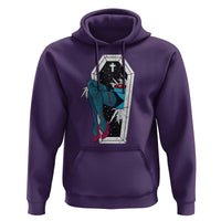 Creepy Halloween Hoodie Sexy Zombie Legs Flash Tattoo Coffin