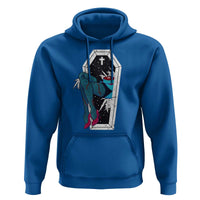 Creepy Halloween Hoodie Sexy Zombie Legs Flash Tattoo Coffin