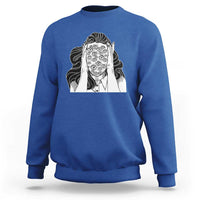 Creepy Aesthetic All Eyes On Me Psycho Girl Sweatshirt - Wonder Print Shop