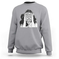 Creepy Aesthetic All Eyes On Me Psycho Girl Sweatshirt - Wonder Print Shop