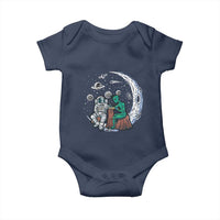 Funny Alien Ink Astronaut Outer Space Baby Onesie