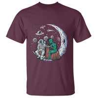 Funny Alien Ink Astronaut Outer Space T Shirt - Wonder Print Shop