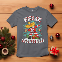 Feliz Navidad Dabbing Christmas Spanish Sombrero T Shirt - Wonder Print Shop