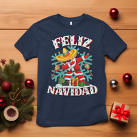 Feliz Navidad Dabbing Christmas Spanish Sombrero T Shirt - Wonder Print Shop