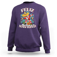 Feliz Navidad Dabbing Christmas Spanish Sombrero Sweatshirt - Wonder Print Shop
