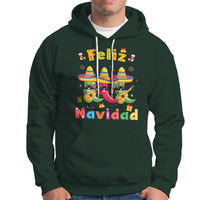 Feliz Navidad Mexican Fiesta Hot Pepper Guitar Party Hoodie - Wonder Print Shop