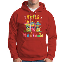 Feliz Navidad Mexican Fiesta Hot Pepper Guitar Party Hoodie - Wonder Print Shop