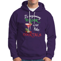 It's Beginning To Look A Lot Like Cocktails Funny Christmas Hoodie - Wonder Print Shop