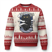 Icelandic Xmas Ugly Christmas Sweater Yule Cat Jolakotturinn Xmas Eve - Wonder Print Shop