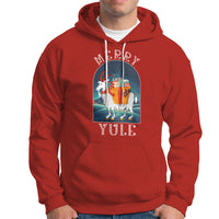 Yule Goat Jul Nordic Yuletide Merry Christmas Hoodie - Wonder Print Shop
