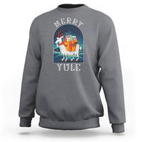 Yule Goat Jul Nordic Yuletide Merry Christmas Sweatshirt - Wonder Print Shop