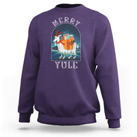 Yule Goat Jul Nordic Yuletide Merry Christmas Sweatshirt - Wonder Print Shop
