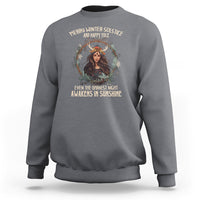 Merry Winter Solstice And Happy Yule Fairy Awakens In Sunshine Sweatshirt - Wonder Print Shop