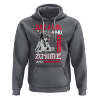 Just A Girl Who Loves Anime And Sketching Hoodie Japan Sakura Cherry Blossoms - Wonder Print Shop