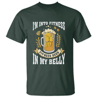 Funny Drinking T Shirt I'm Into Fitness Fit'ness Beer in My Belly - Wonder Print Shop