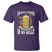 Funny Drinking T Shirt I'm Into Fitness Fit'ness Beer in My Belly - Wonder Print Shop