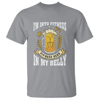 Funny Drinking T Shirt I'm Into Fitness Fit'ness Beer in My Belly - Wonder Print Shop