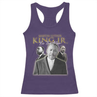 Martin Luther King Jr Racerback Tank Top Be The Man MLK Day Black History