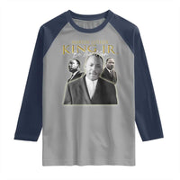 Martin Luther King Jr Raglan Shirt Be The Man MLK Day Black History