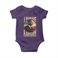 Martin Luther King Jr Baby Onesie I Have A Dream American Flag MLK Day Black History