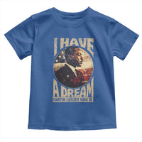 Martin Luther King Jr Toddler T Shirt I Have A Dream American Flag MLK Day Black History