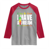 Martin Luther King Jr Raglan Shirt I May Be Small But I Have A Dream Like King MLK