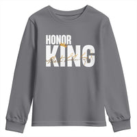 Martin Luther King Jr Day Youth Sweatshirt Honoring The King MLK