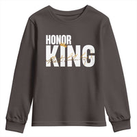 Martin Luther King Jr Day Youth Sweatshirt Honoring The King MLK