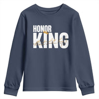 Martin Luther King Jr Day Youth Sweatshirt Honoring The King MLK