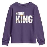 Martin Luther King Jr Day Youth Sweatshirt Honoring The King MLK