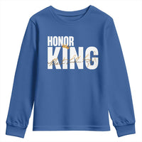 Martin Luther King Jr Day Youth Sweatshirt Honoring The King MLK