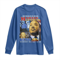 Martin Luther King Jr Long Sleeve Shirt His Dream Is My Dream American Flag MLK Day Black HIstory
