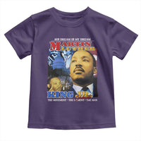 Martin Luther King Jr Toddler T Shirt His Dream Is My Dream American Flag MLK Day Black HIstory
