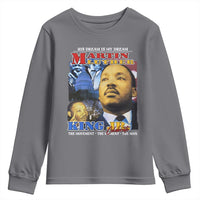 Martin Luther King Jr Youth Sweatshirt His Dream Is My Dream American Flag MLK Day Black HIstory
