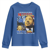 Martin Luther King Jr Youth Sweatshirt His Dream Is My Dream American Flag MLK Day Black HIstory