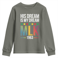 Martin Luther King Jr Youth Sweatshirt His Dream Is My Dream 1963 Black History