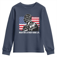 Martin Luther King Jr Youth Sweatshirt The Time Is Always Right To Do What Is Right