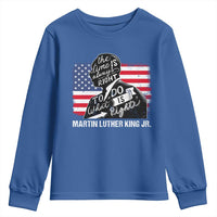Martin Luther King Jr Youth Sweatshirt The Time Is Always Right To Do What Is Right