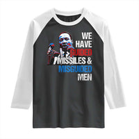 Martin Luther King Jr Raglan Shirt We Have Guided Missiles And Misguided Men