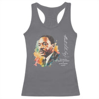 Martin Luther King Jr Racerback Tank Top We Must Live Together As Brothers Or Perish Together As Fools