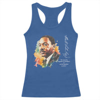Martin Luther King Jr Racerback Tank Top We Must Live Together As Brothers Or Perish Together As Fools