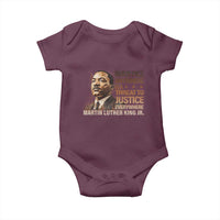 Martin Luther King Jr Baby Onesie Injustice Anywhere Is A Threat To Justice Everywhere