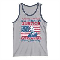 Martin Luther King Jr Day Tank Top Injustice Anywhere Is A Threat To Justice Everywhere TS09