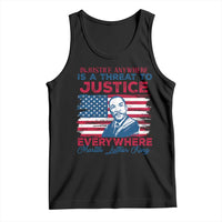 Martin Luther King Jr Day Tank Top Injustice Anywhere Is A Threat To Justice Everywhere TS09