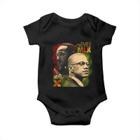 Martin Luther King Jr Malcolm X Baby Onesie The Time Is Always Right Prepare For Future Today