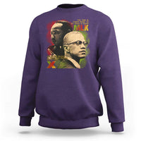 Martin Luther King Jr Malcolm X Sweatshirt The Time Is Always Right Prepare For Future Today